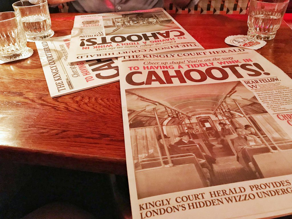 cahoots londres