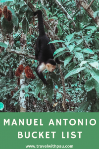 manuel antonio bucket list