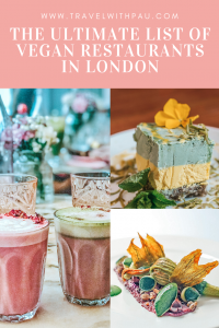 THE ULTIMATE LIST OF VEGAN RESTAURANTS IN LONDON