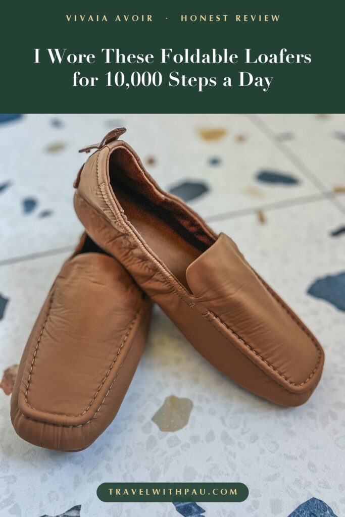 I wore these foldable Vivaia Avoir loafers for 10,000 steps a day