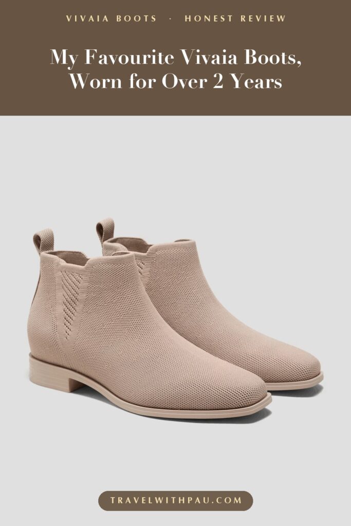 My favourite Vivaia boots, the Ryan Chelsea boots, worn for over 2 years