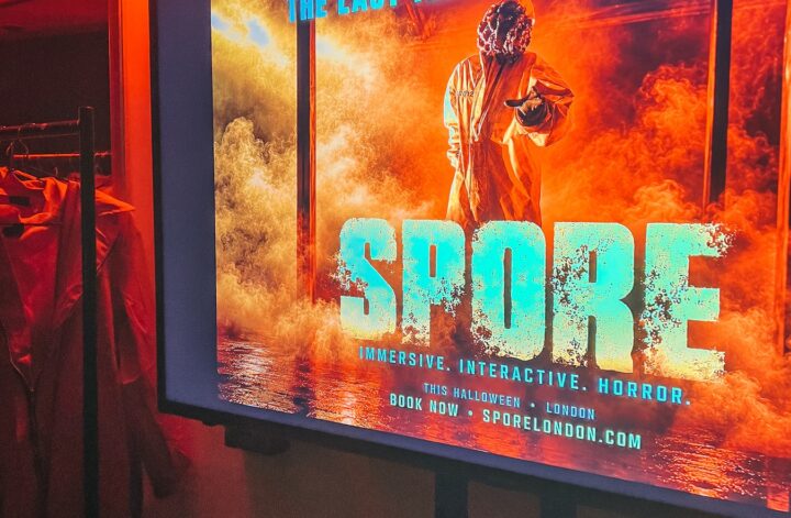SPORE London immersive horror poster by COLAB