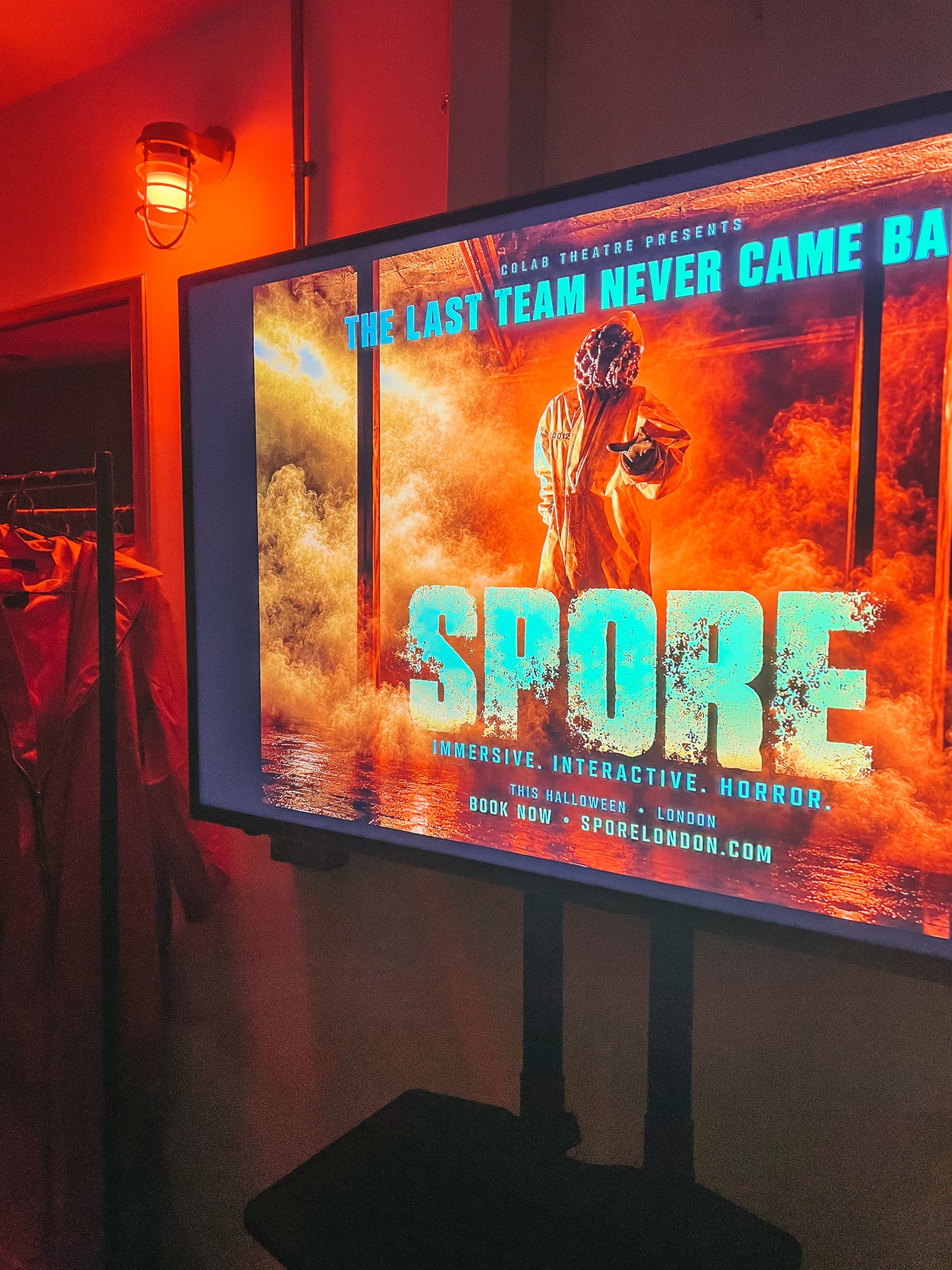SPORE London immersive horror poster by COLAB